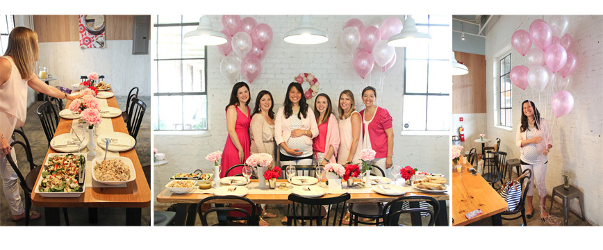 jenis baby shower pink peony girl