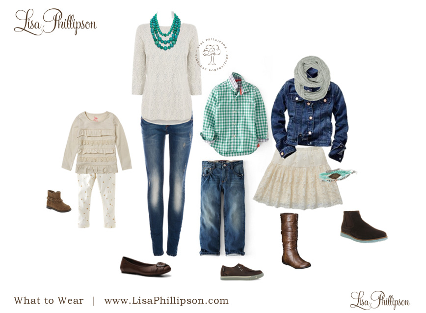 what to wear-green-family